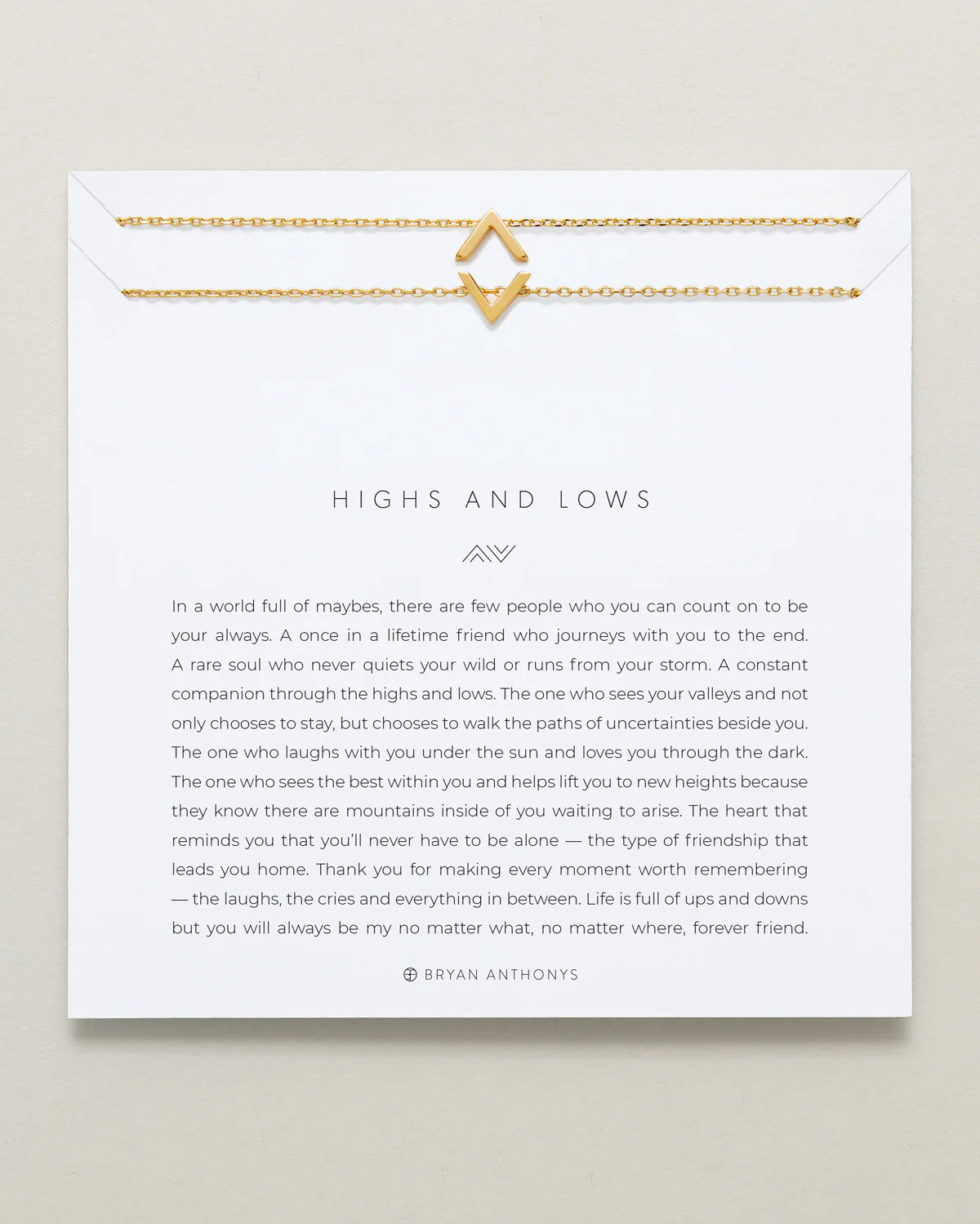 Highs and Lows Icon Necklace Set | Bryan Anthonys | Bryan Anthonys