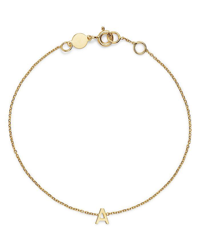 14K Yellow Gold Initial Chain Bracelet | Bloomingdale's (US)