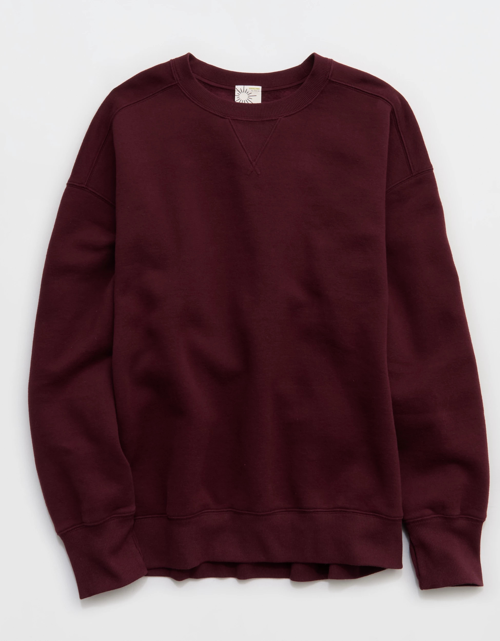 OFFLINE By Aerie Cloud Fleece Oversized Crewneck Sweatshirt | Aerie