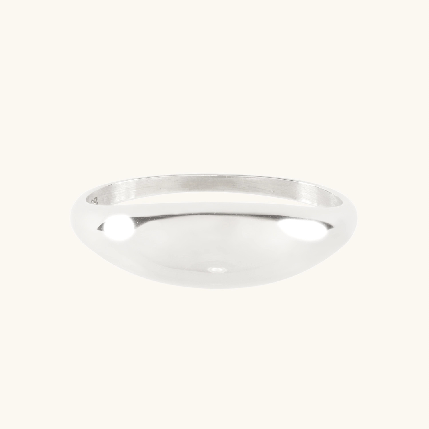 Grand Coupe Dome Ring, Silver | Catbird