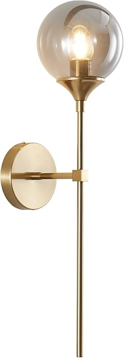 BOKT Brushed Brass Gold Wall Mounted Sconce Mid Century Modern Globe Wall Light Fixture Vintage L... | Amazon (US)