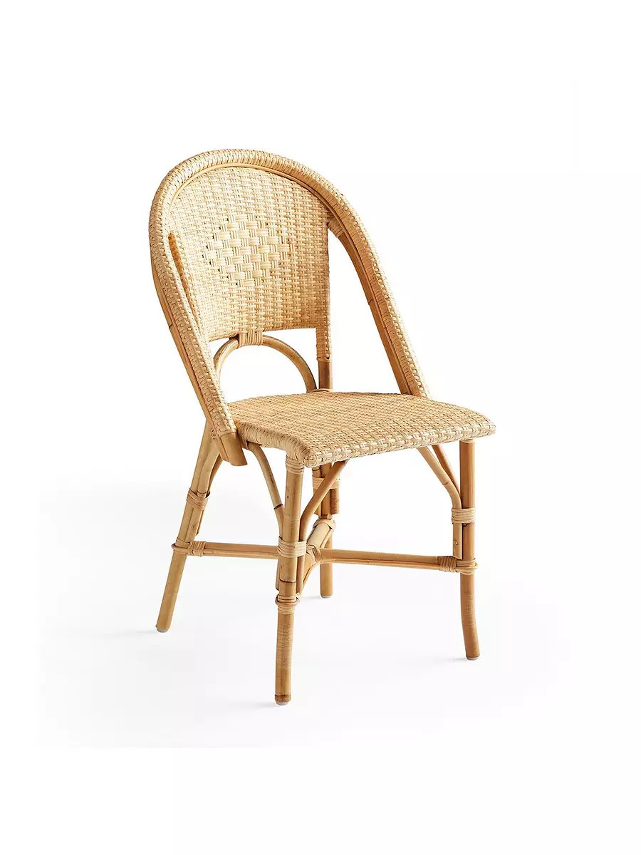 Sunwashed Riviera Rattan Dining Chair | Serena and Lily