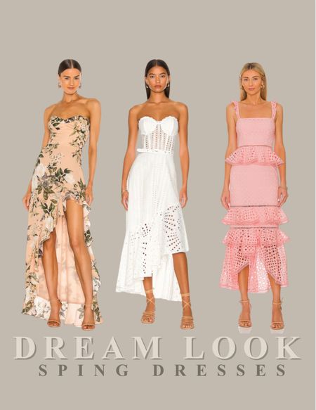 I want all of this spring dresses. 
.
Wedding guest dresses | spring wedding guest | ruffle dress | revolve 

#LTKwedding #LTKstyletip #LTKSpringSale