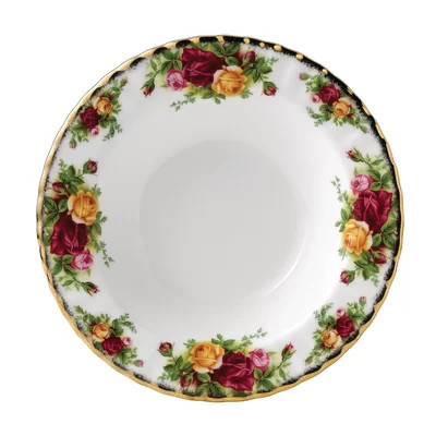 Royal Albert Old Country Roses 10 oz. Rim Soup Bowl | Wayfair North America