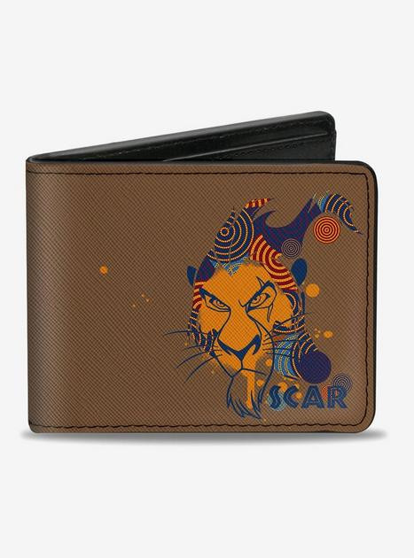 Disney The Lion King Scar Face Sketch Bifold Wallet | BoxLunch