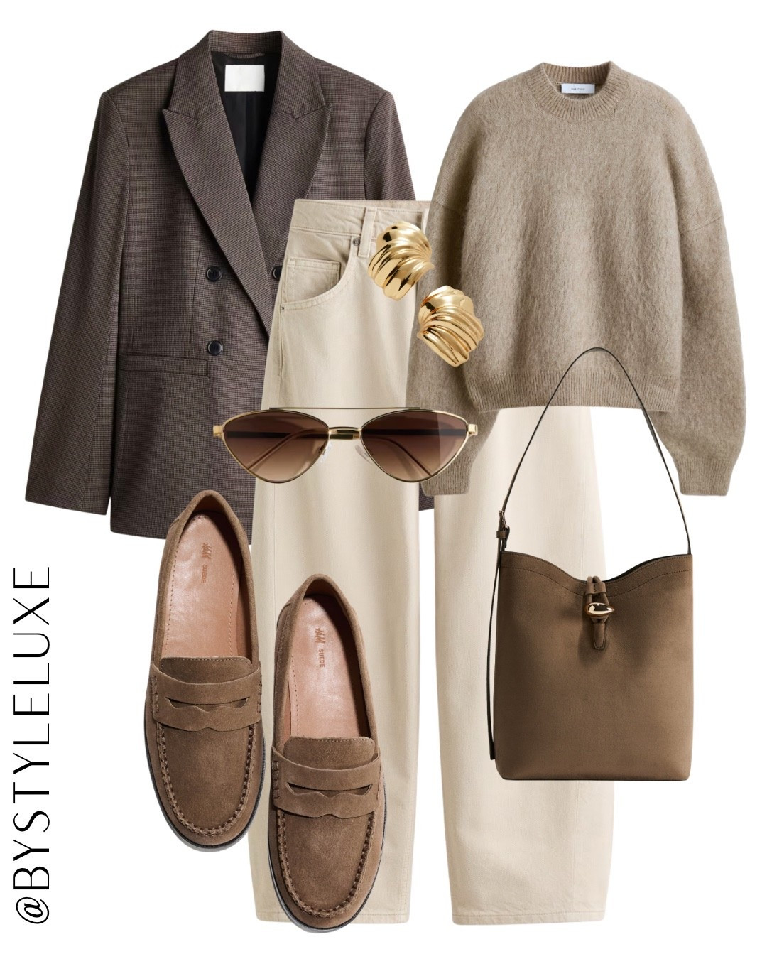 H&M - New season staples styled for everyday with a relaxed for blazer, jeans and suede loafers. These barrel leg jeans are a fave of mine. 
Shop 15% off H&M for a limited time only. 

#jeans #blazer #autumnoutfit

#LTKautumn #LTKjeans #LTKshoes