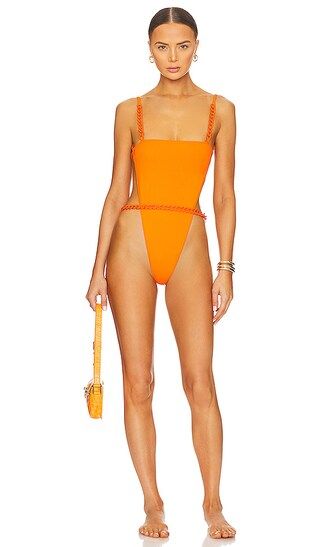 Jayla One Piece in Clementine | Revolve Clothing (Global)