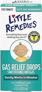 Little Remedies Gas Relief Drops for Tummy's, Natural Berry, 0.5 oz | Amazon (US)