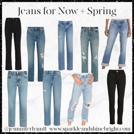 Love me som denim! I am such a jeans and tee girl! I rounded up my fave pairs + some that I have my eyes on, that are perfect for now + into spring! 

Express-TTS
Kut from the Kloth- TTS
Wit and Wisdom- TTS
Agolde- No stretch so size up if you have curves 

#LTKSeasonal #LTKFind