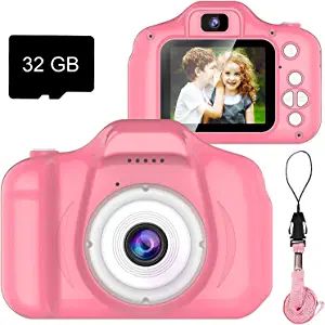 Amazon.com: Dylanto Upgrade Kids Selfie Camera, Christmas Birthday Gifts for Girls Age 3-9, HD Di... | Amazon (US)