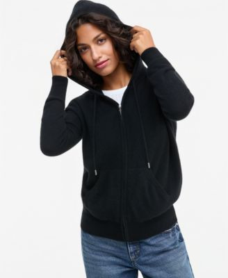 Charter Club Womens 100 Cashmere Zip Hoodie Pxs Xxl Macys Exclusive | Macy's