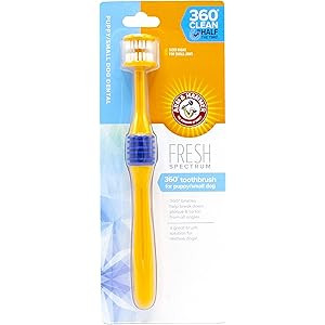 Arm & Hammer for Pets Spectrum 360 Degree Dog Toothbrush for Small and Large Dogs - Pet Toothbrush B | Amazon (US)