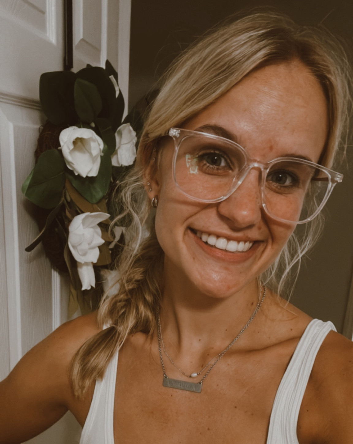Cutest Amazon oversized blue light glasses!!  🤍 👓 

So cute and adorable for students  / nurses / teachers with long hours on computers and screens.

• back to school style 
• clear + gold blue light glasses

#LTKBacktoSchool #LTKStyleTip #LTKFindsUnder50