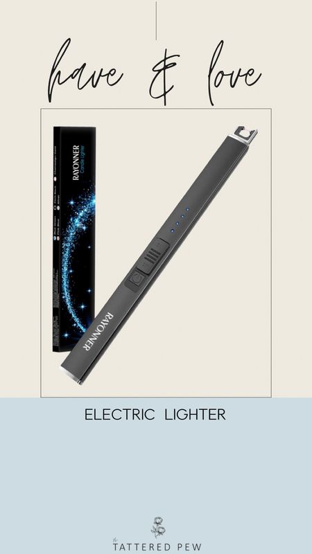 This rechargeable lighter is a great alternative to traditional lighters! I love that there’s no flame - especially when you’re trying to light something in the wind or rain! 

#LTKfind #competition

#LTKhome #LTKunder50 #LTKFind