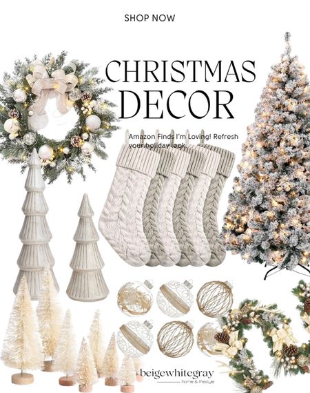 Amazon christmas decor! Shop here! Here are some of my top picks from Amazons christmas collection! 

#LTKstyletip #LTKhome #LTKSeasonal