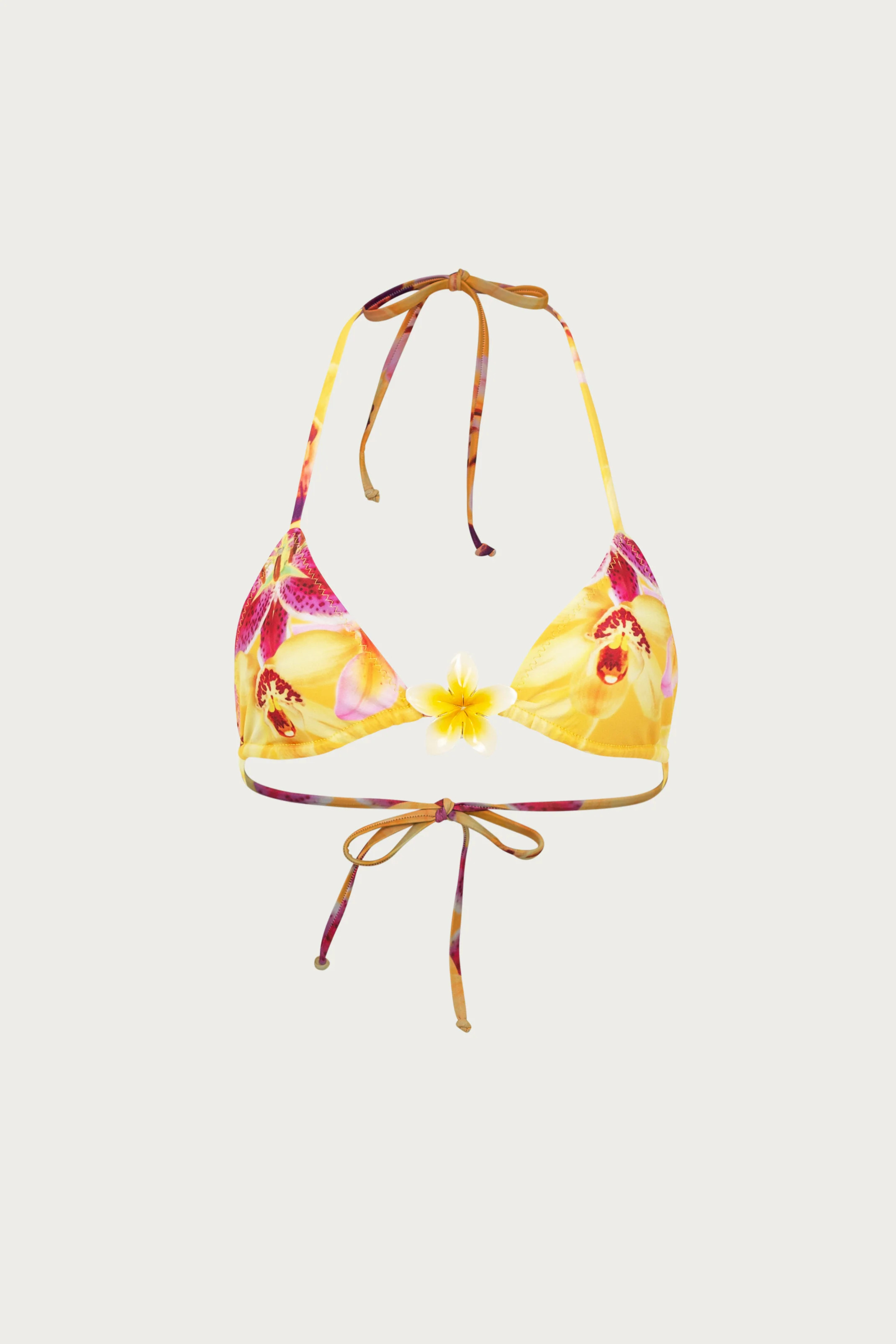 Island Triangle Top (Yellow Tropical) | SAME