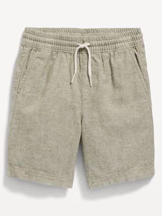 Functional-Drawstring Linen-Blend Shorts for Toddler Boys | Old Navy (US)