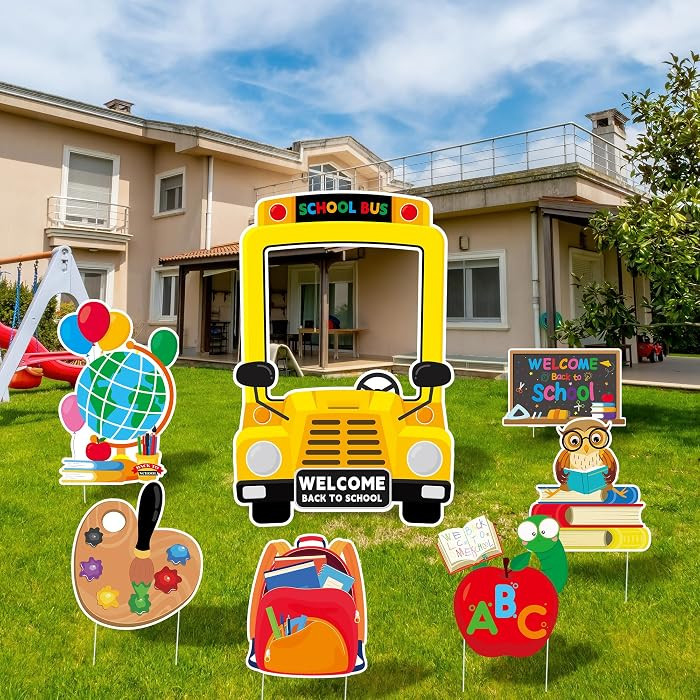 Back to School Decorations, Welcome Back to School Yard Signs | Amazon (US)