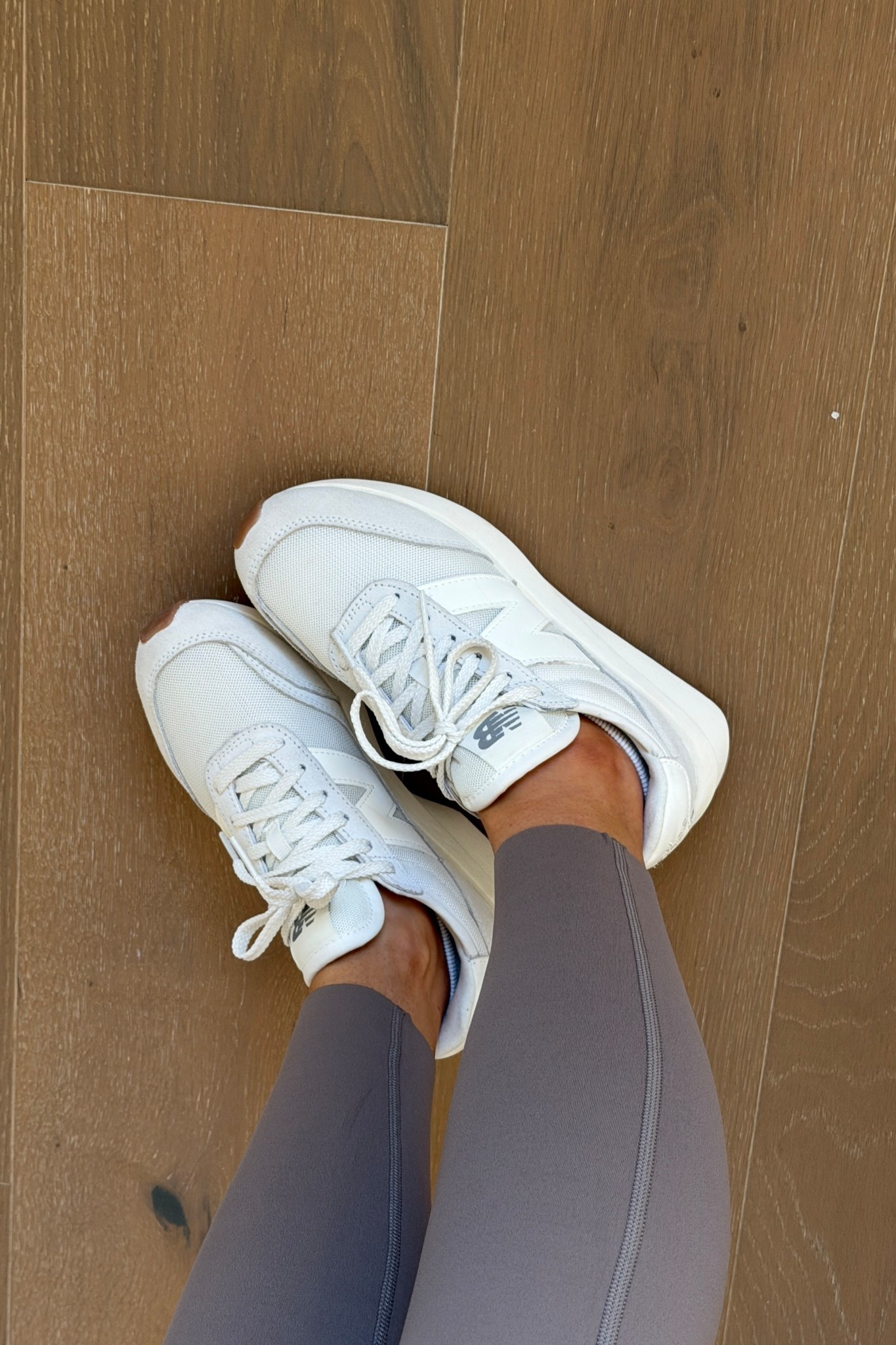 neutral sneakers, true to size. 