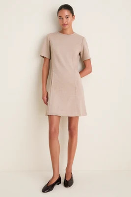 Tan Knit Haverford Mini Dress | Tuckernuck (US)