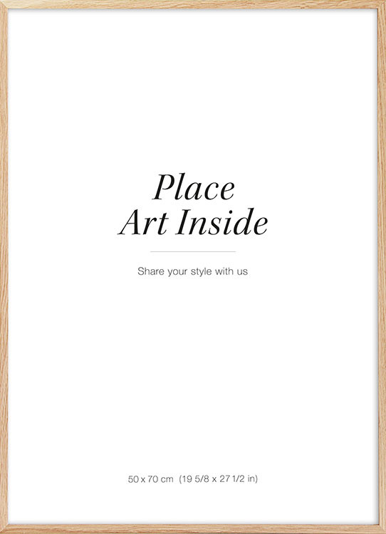 Oak picture frames | Desenio