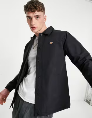 Dickies Oakport coach jacket in black | ASOS | ASOS (Global)