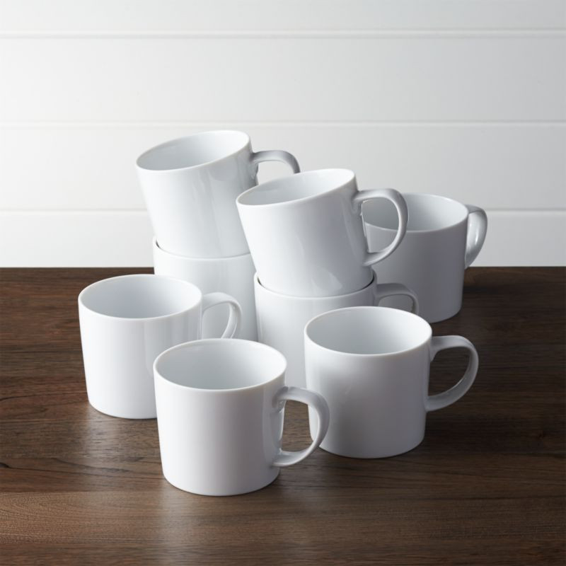 Set of 8 Verge Mugs + Reviews | Crate & Barrel | Crate & Barrel