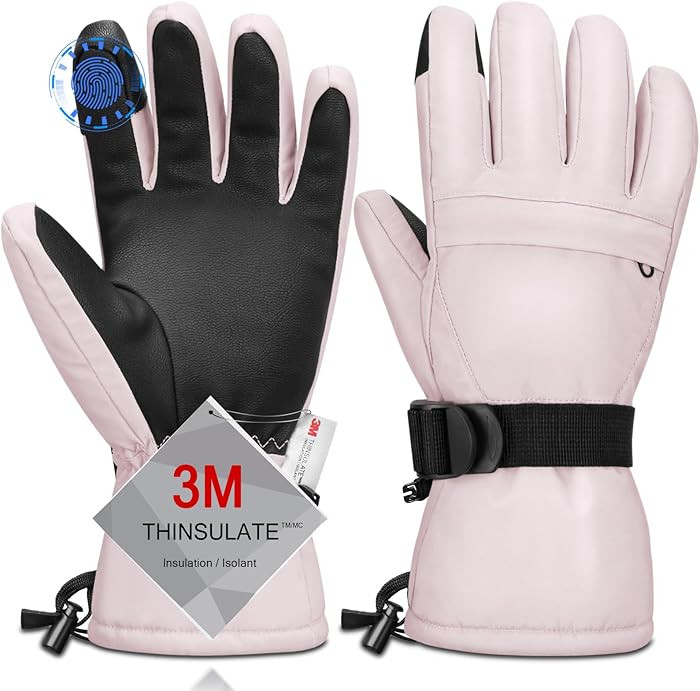 Ski Gloves, Warmest Waterproof and Breathable Snow Gloves for Cold Weather, Fits Both Men & Women... | Amazon (US)
