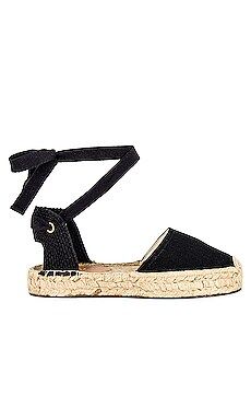 Soludos Lauren Lace-Up Espadrille in Black from Revolve.com | Revolve Clothing (Global)