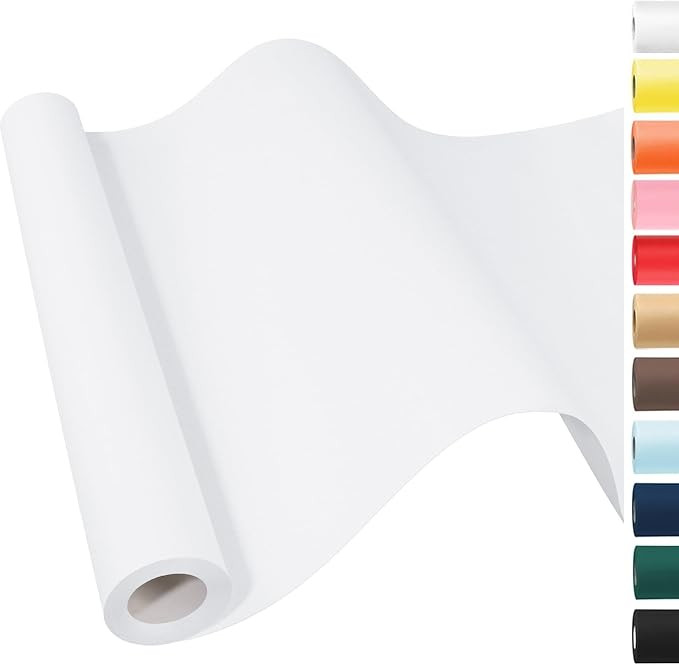 White Wrapping Paper Craft Paper Kraft Paper Roll 15" x 450", Bulletin Board Paper Roll, Arts & C... | Amazon (US)