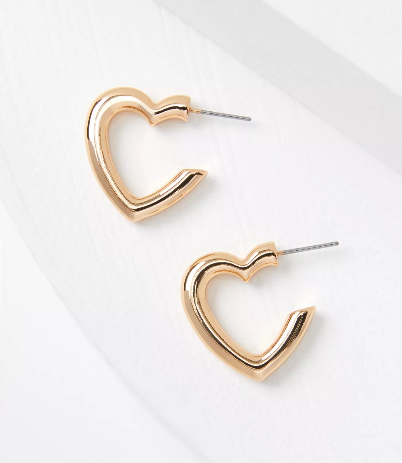 Heart Huggie Earrings | LOFT