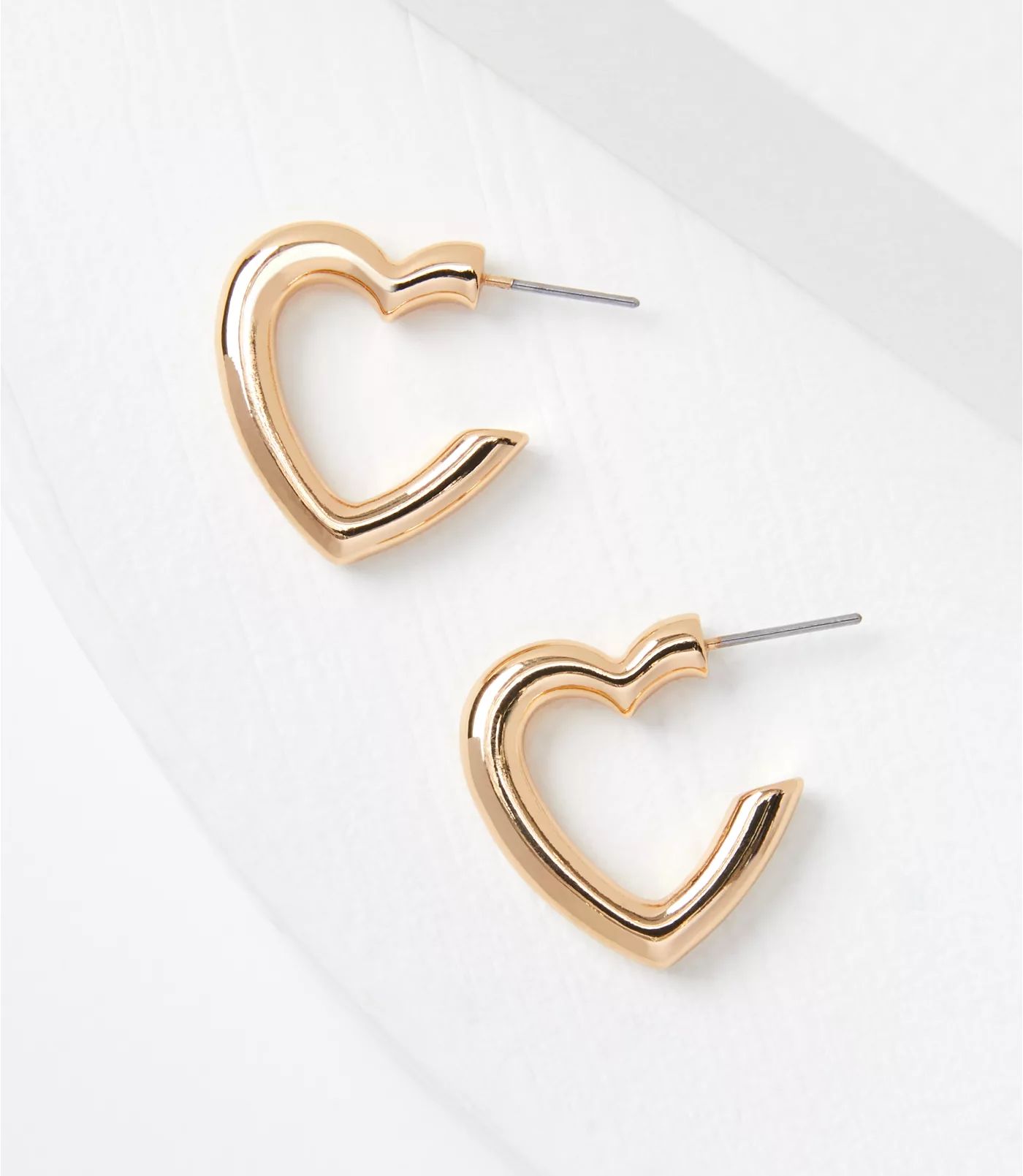 Heart Huggie Earrings | LOFT