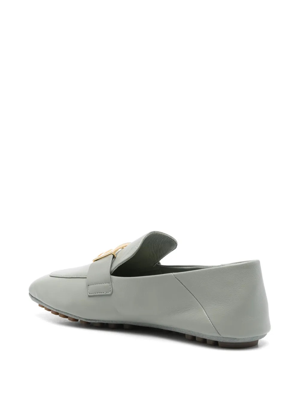 FENDI  Baguette Loafers | Grey | FARFETCH | Farfetch Global