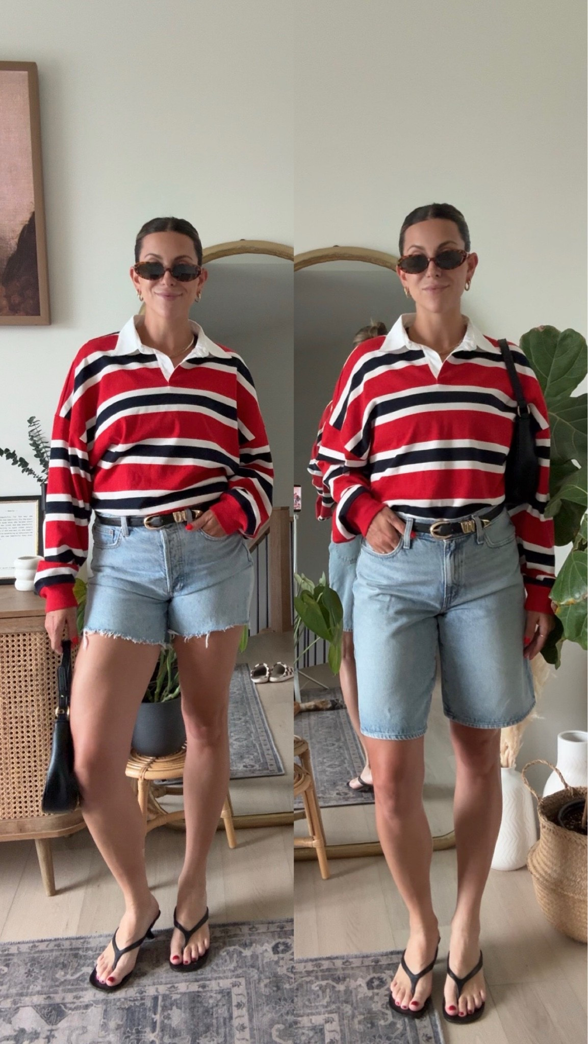 OOTD 
Styling jorts this week
Top is from aritzia 
Jorts are Levi’s 
Shorts are aritzia 
Heels are Tony Bianco 
Accessories are Amazon

#LTKcanada #LTKsummer #LTKjeans
