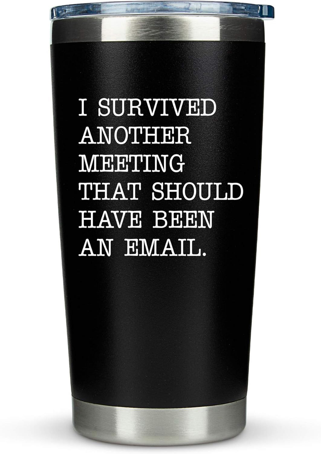 Coworker Gifts Coffee Mug - "Survived Another Meeting/ Email" - Large 20oz Coffee Tumbler -Funny ... | Amazon (US)