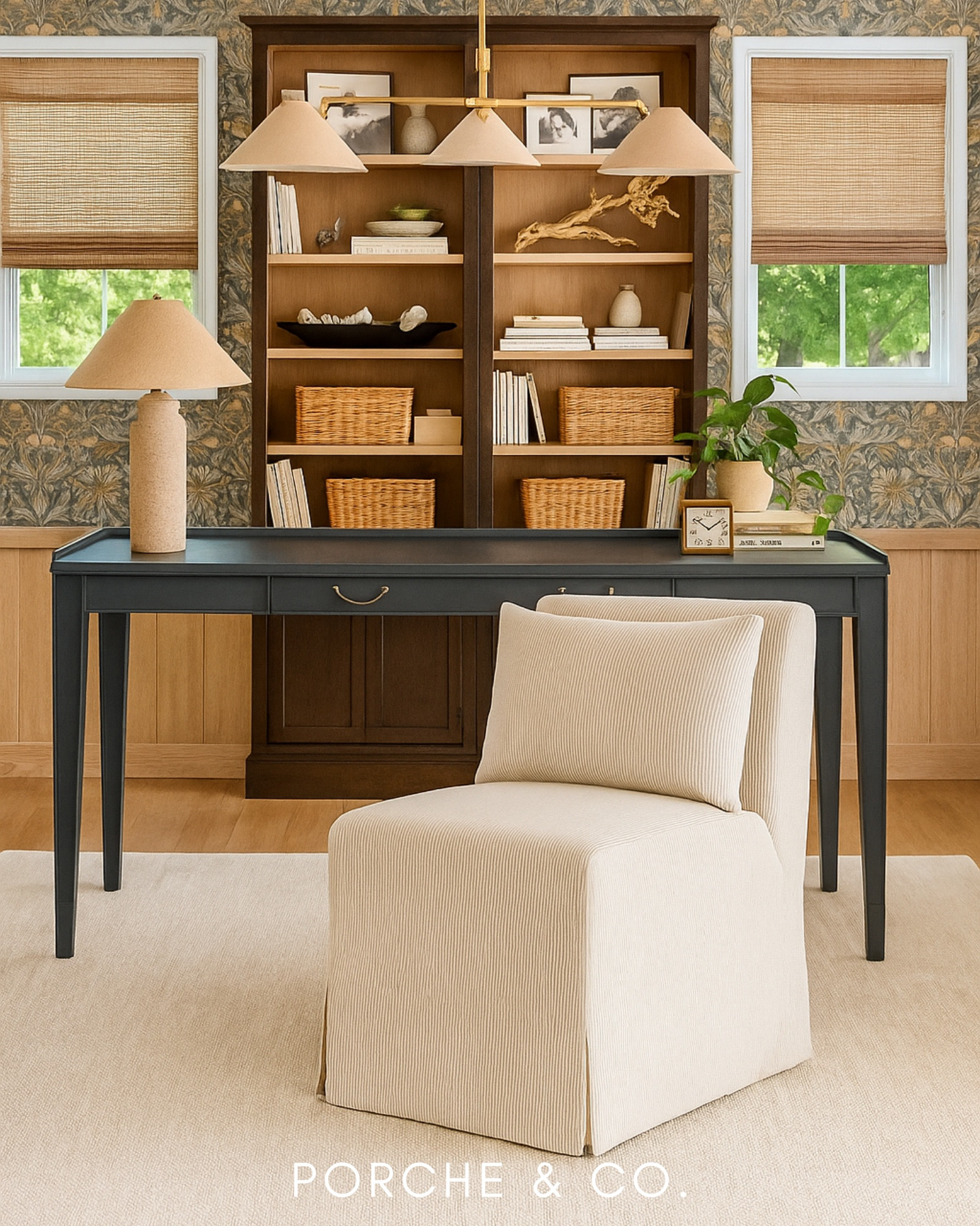 2D vs 3D Office Curated Collection ✨
From visionboard to reality! Swipe to see the before & after of this warm and elevated Office Curated Collection, designed with layers of texture and tone — from the dark wood built-ins and navy desk to the natural woven blinds, neutral upholstered chair, and brass lighting that adds a touch of sophistication.

This Modern Classic workspace blends functionality with timeless style — perfect for inspiring creativity and productivity every day.

Do you want to bring our dreamy Modern Classic style interior design into your own home? 🏡 You’re in luck!
Reserve our Online Interior Design packages today -> https://porcheandco.com/edesign￼ ✨
We can’t wait to work with you & design your home with #porcheandco

#porcheandco #visionboard #moodboard #curatedcollection #homeoffice #modernclassicstyle #interiordesign #onlinedesigner #interiorstyling #neutraldecor #officeinspo #edesign #workspacegoals #homedecor #timelessinteriors #porcheandcohomes


#LTKBeauty #LTKStyleTip #LTKHome