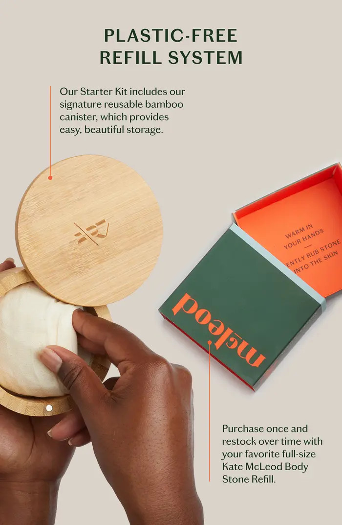 Kate McLeod Grounding Stone - Moisturizing Lotion Bar with Vetiver & Bergamot | Nordstrom | Nordstrom