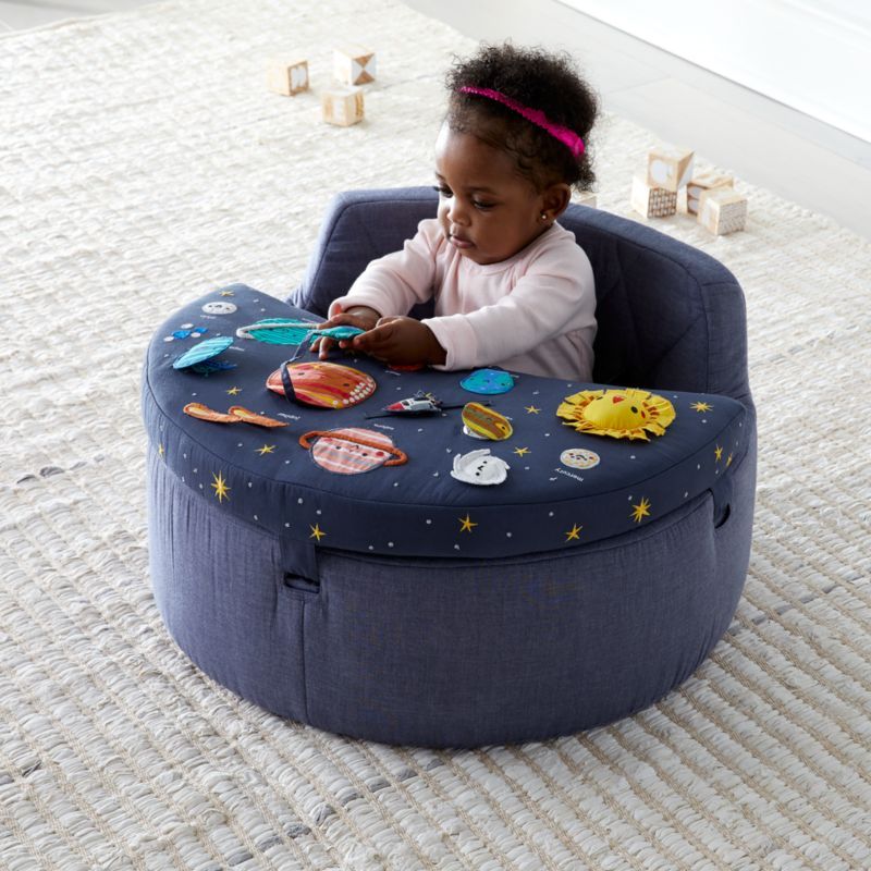 Deep Space Baby Activity Chair + Reviews | Crate & Kids | Crate & Barrel