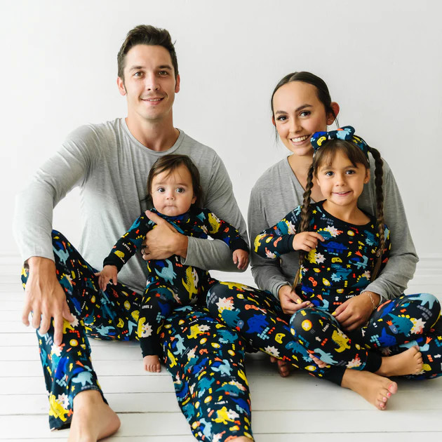 Next Level Dinos | Little Sleepies | Family Matching Bamboo Pajamas | Little Sleepies