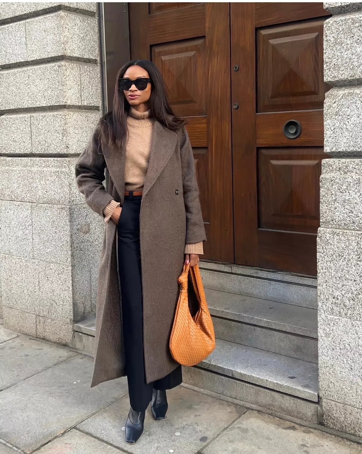 OVERSIZED ROUNDED WOOL COAT curated on LTK
