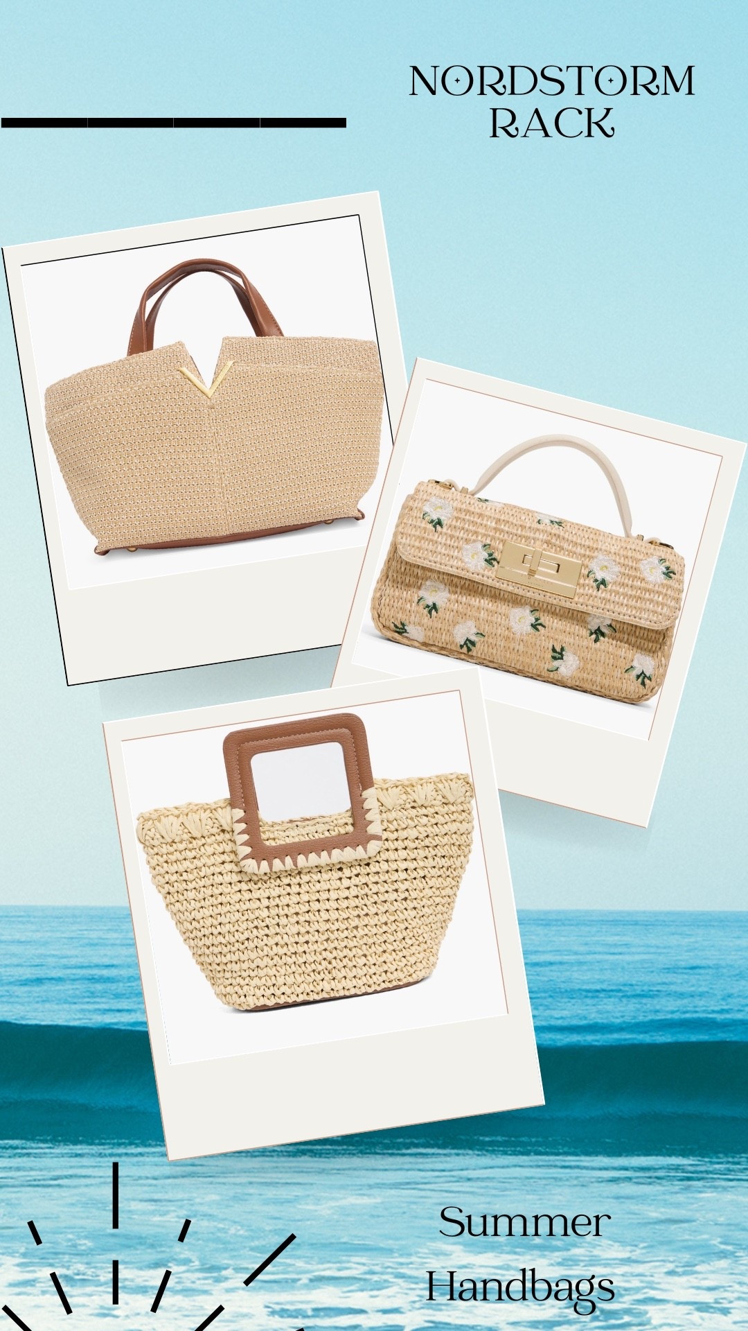 Straw bag season is officially here ☀️👜 Found the cutest straw handbag styles at Nordstrom Rack perfect for beach days, brunch, vacations & everyday summer outfits.
🤍✨

#LTKSeasonal #LTKmomlife #LTKdayinmylife