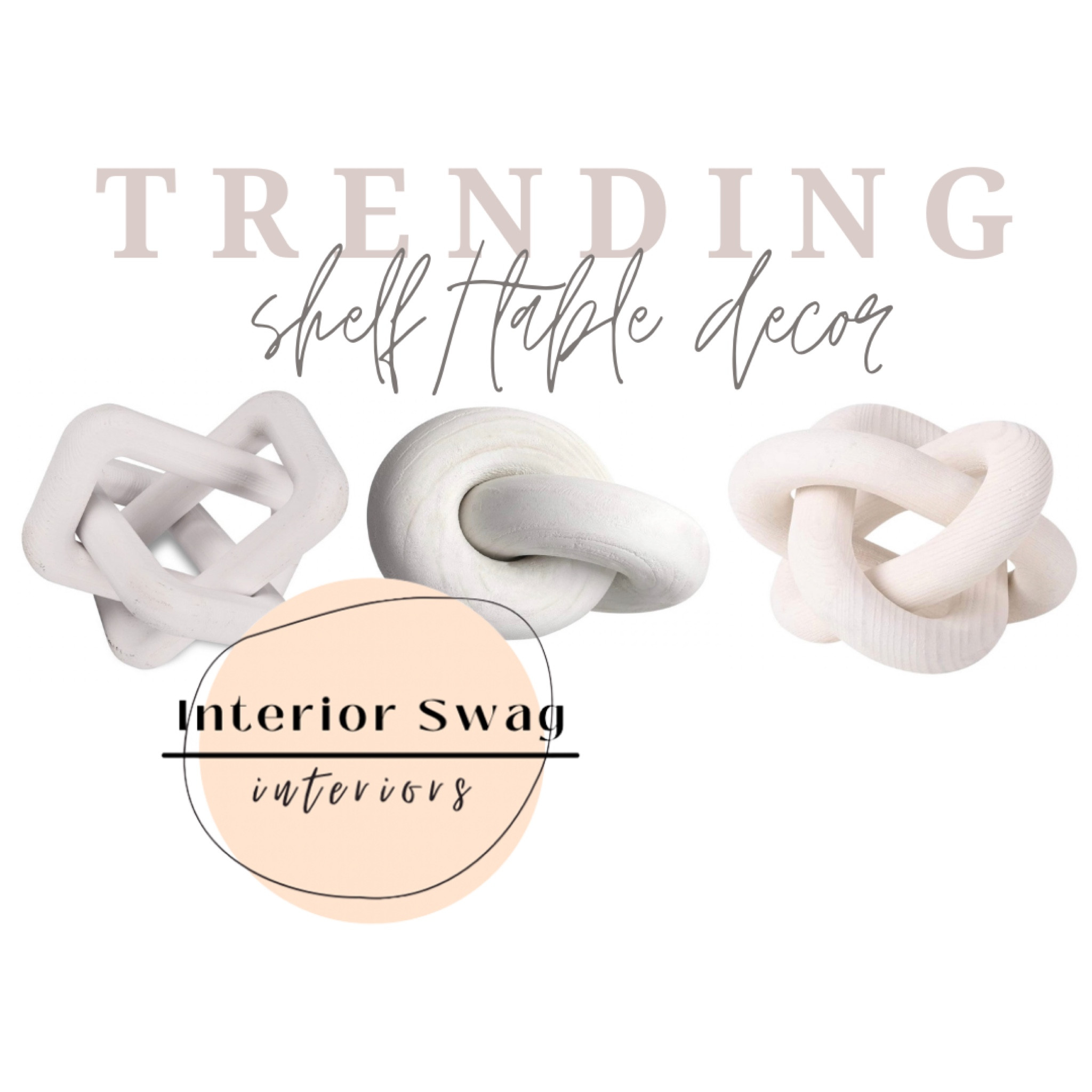 Knot shelf decor, coffee table decor from Walmart 

#LTKFind #LTKunder50 #LTKhome