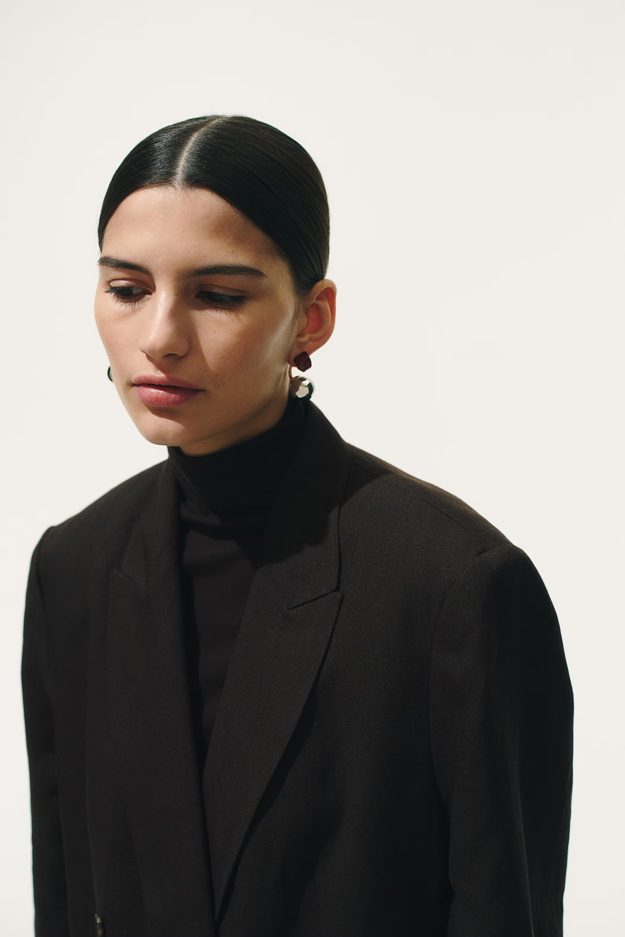 Sphere-Detail Front-Back Earrings | H&M (US + CA)