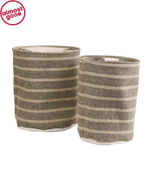 2pk Marleigh Round Baskets | TJ Maxx