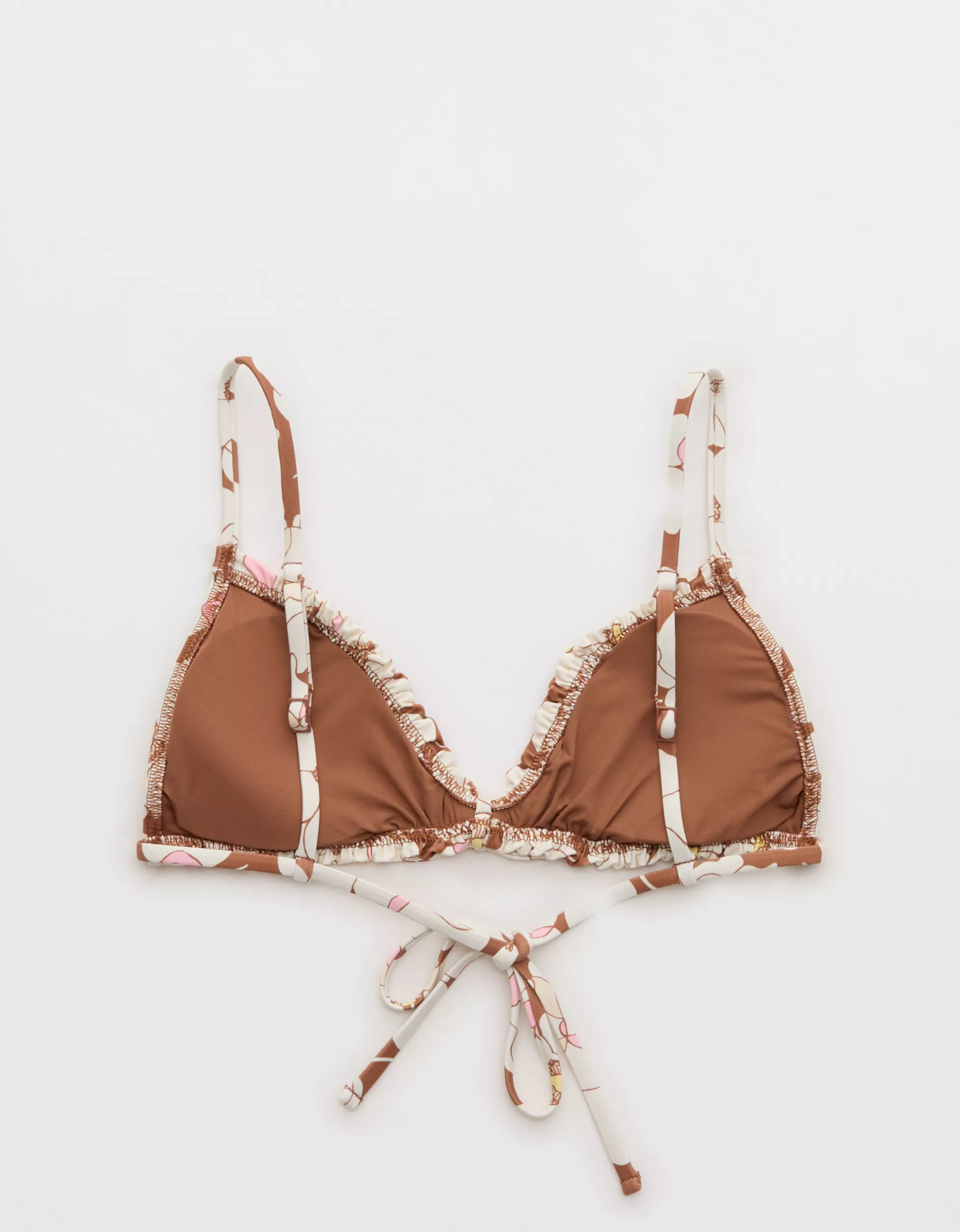 Aerie Ruffle Triangle Bikini Top | Aerie