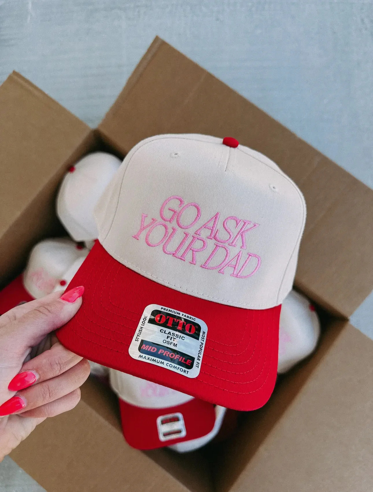 Go Ask Your Dad Trucker Hat | All About You