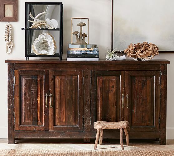 Bowry Reclaimed Wood Media Console | Pottery Barn (US)