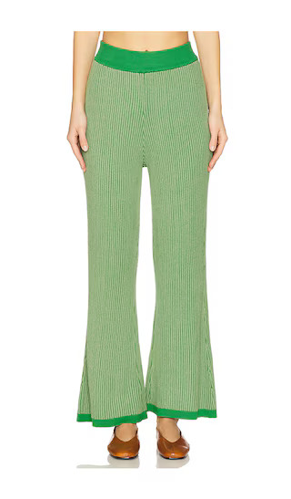 The Ceilia Knit Pant in Matcha | Revolve Clothing (Global)