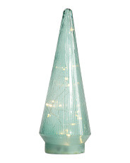 13in Led Glass Tree | TJ Maxx