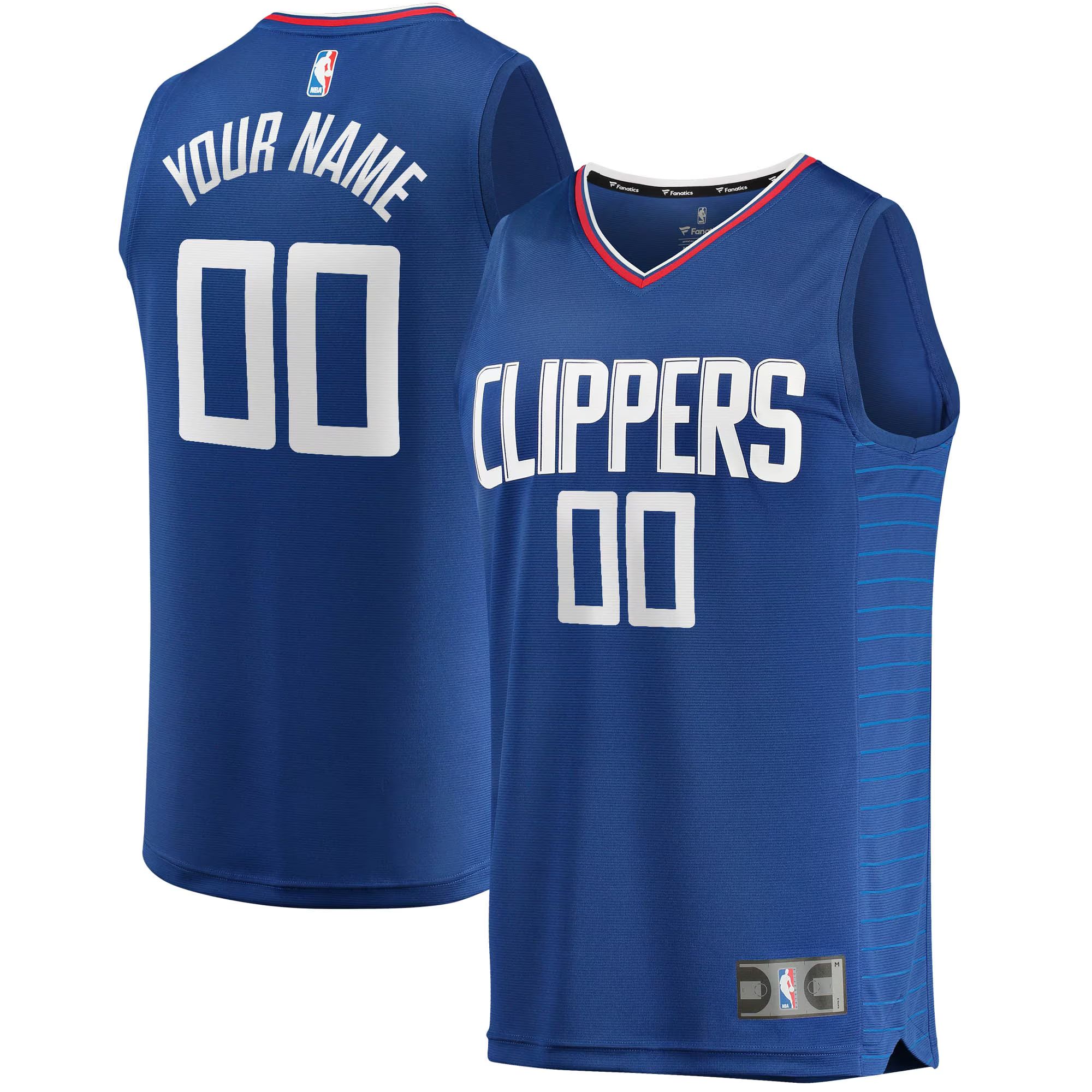 Youth LA Clippers Fanatics Branded Royal Fast Break Custom Replica Jersey - Icon Edition | NBA store